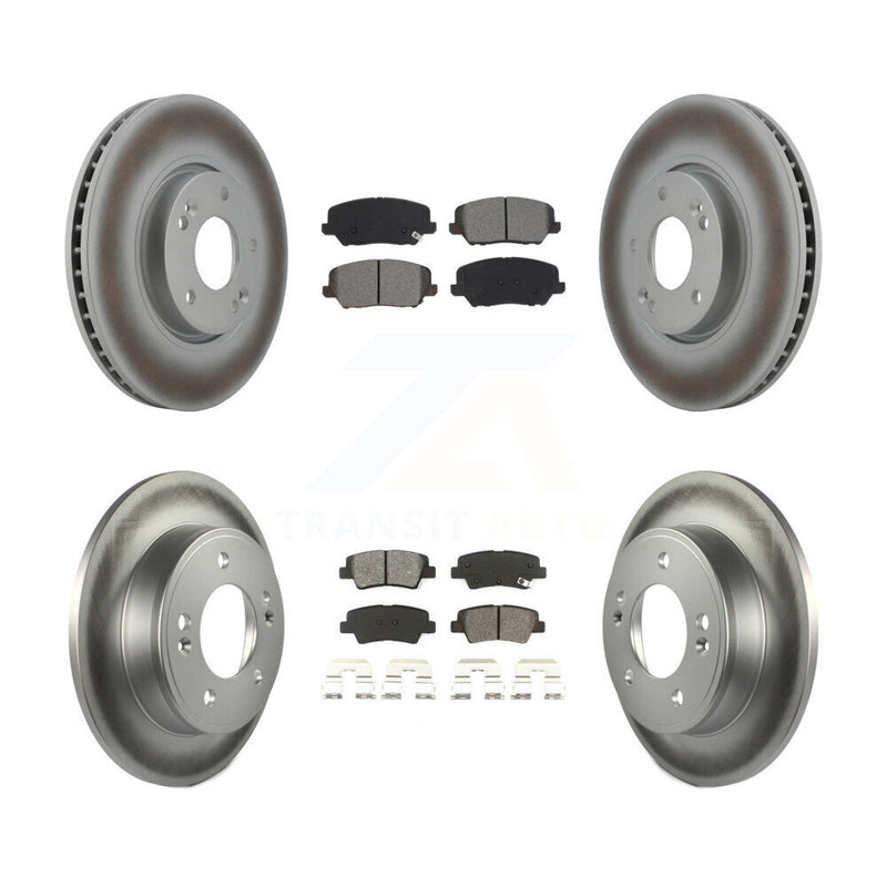 Transit Auto KGS-101956 Disc Brake Kit for 2017 Kia Forte Koup - Front and Rear