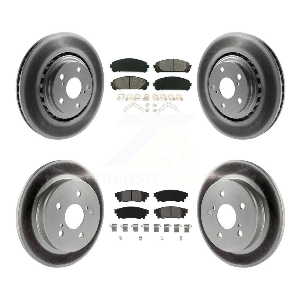 Transit Auto KGS-101964 Disc Brake Kit for 2015-2021 Lexus NX300, Lexus NX200t, Lexus NX300h - Front and Rear