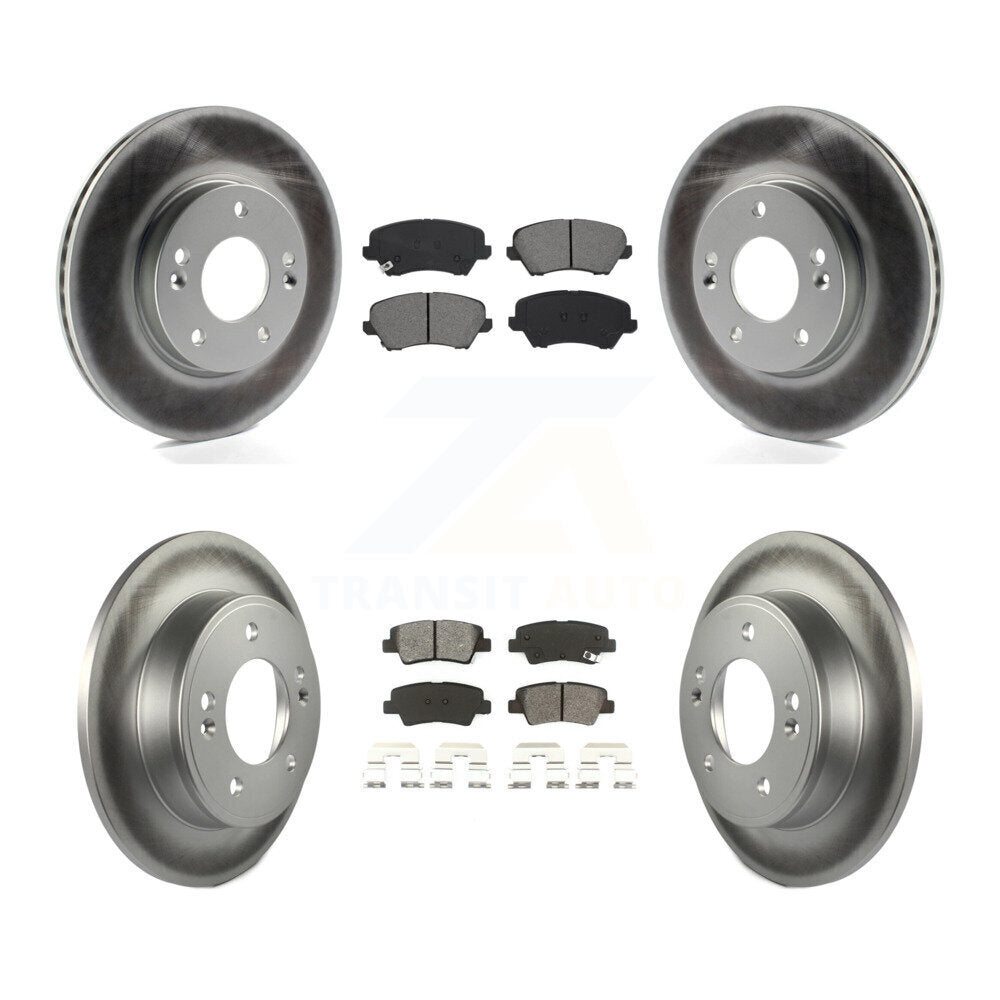 Transit Auto KGS-101965 Disc Brake Kit for 2016-2017 Kia Forte Koup, Hyundai Elantra GT - Front and Rear