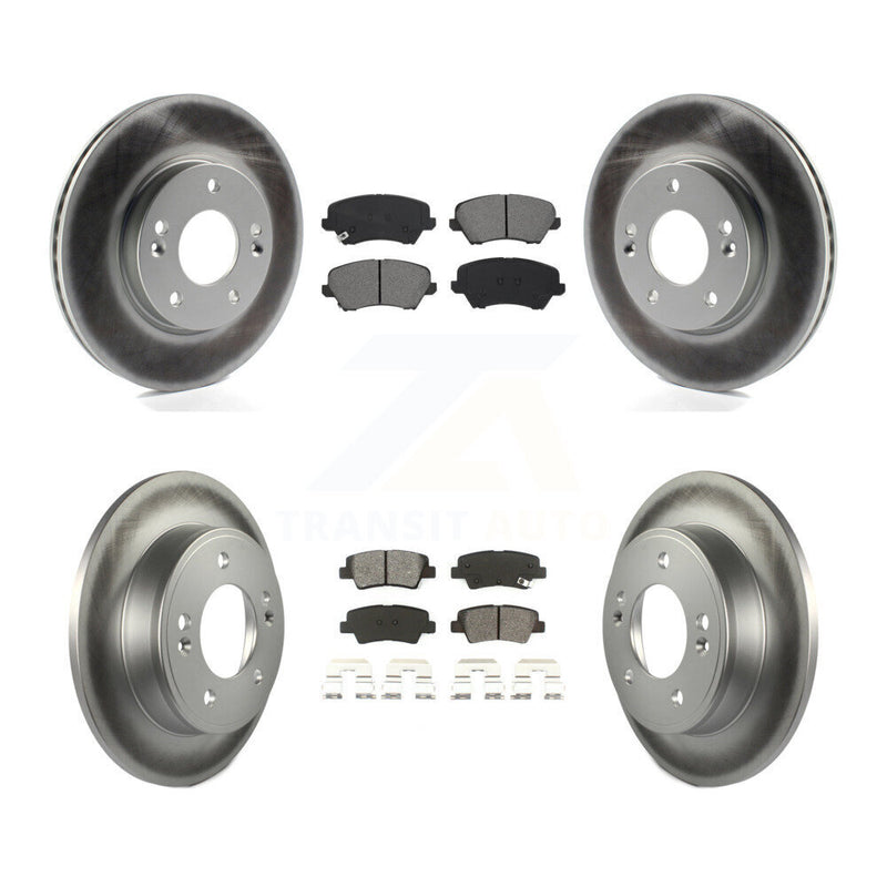Transit Auto KGS-101965 Disc Brake Kit for 2016-2017 Kia Forte Koup, Hyundai Elantra GT - Front and Rear