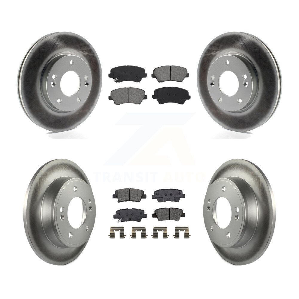 Transit Auto KGS-101966 Disc Brake Kit for 2016-2018 Hyundai Elantra GT, Kia Forte and More - Front and Rear