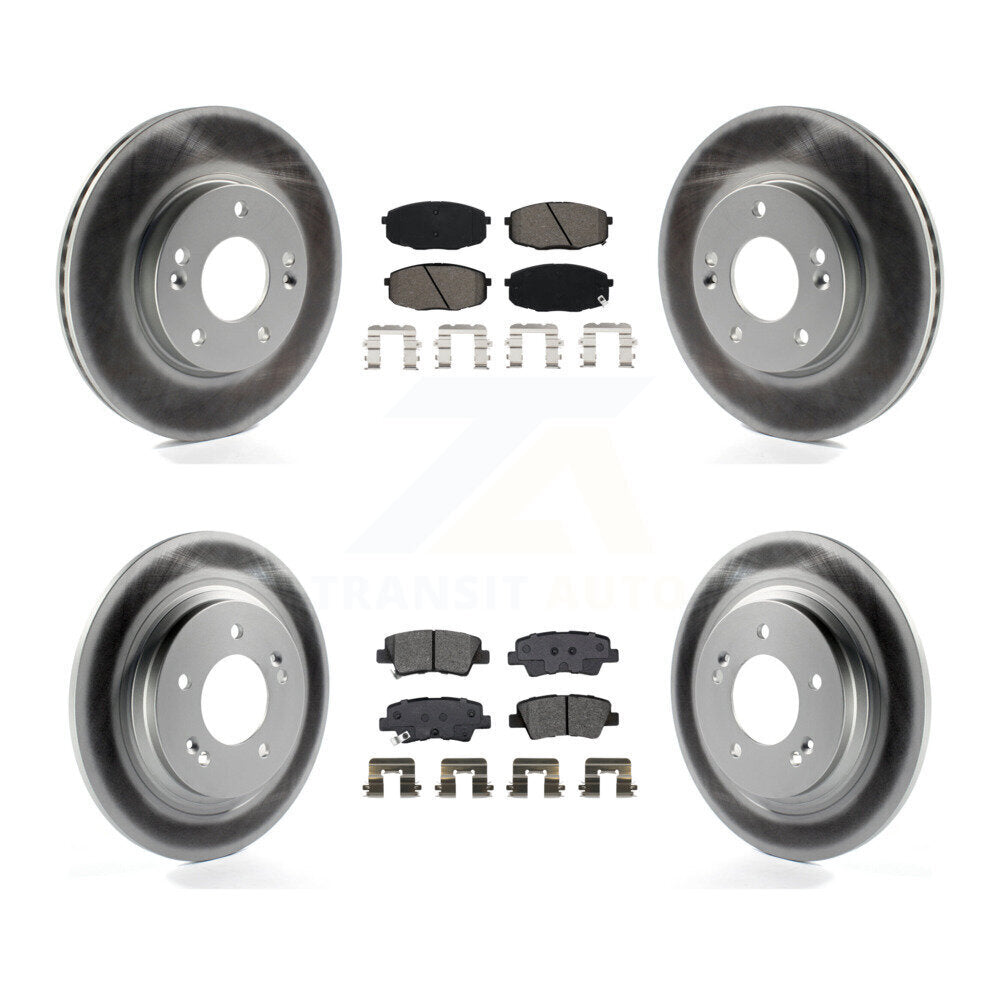Transit Auto KGS-101969 Disc Brake Kit for 2018-2022 Kia Forte5, Hyundai Elantra GT - Front and Rear