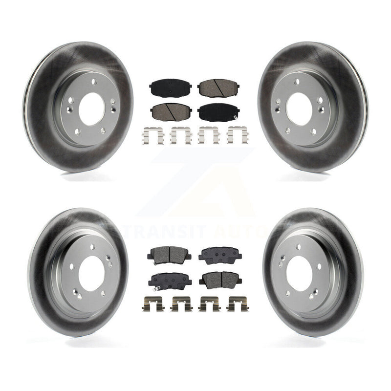 Transit Auto KGS-101969 Disc Brake Kit for 2018-2022 Kia Forte5, Hyundai Elantra GT - Front and Rear