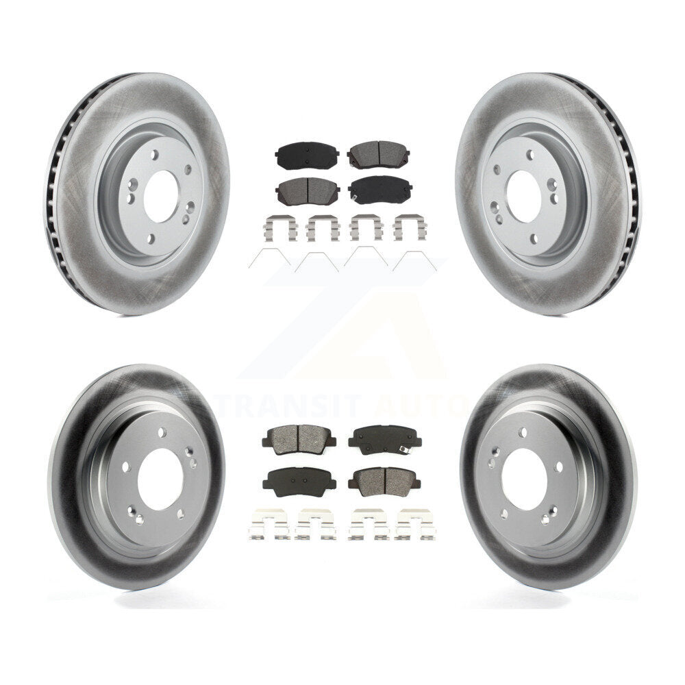 Transit Auto KGS-101971 Disc Brake Kit for 2016 Hyundai Sonata - Front and Rear