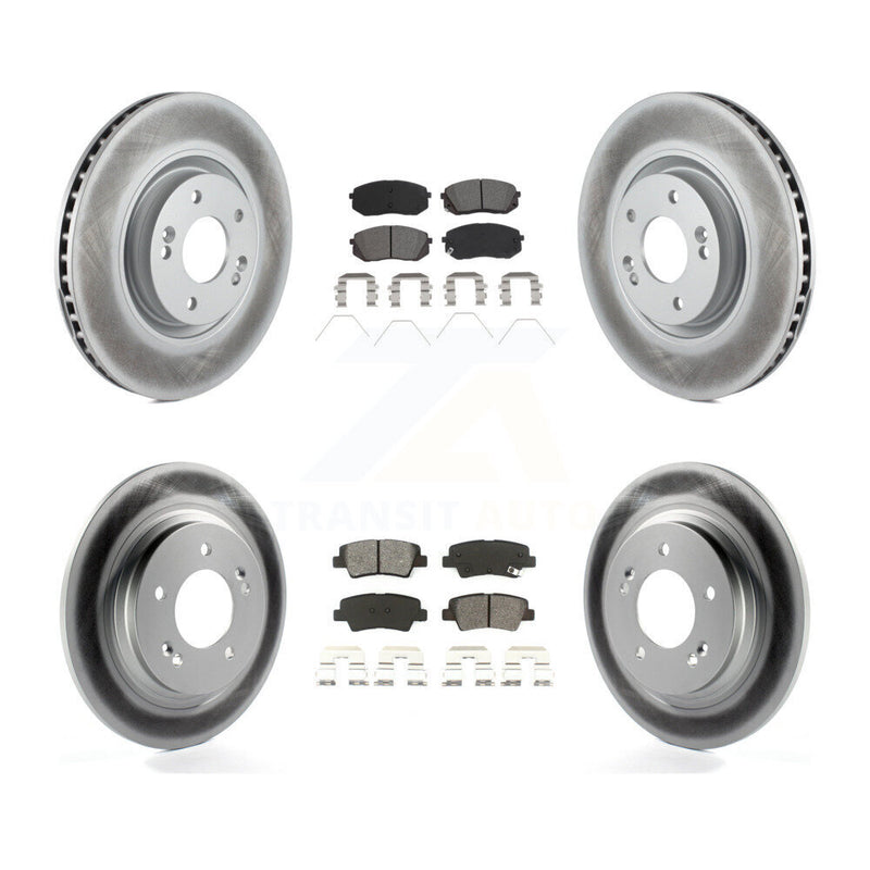 Transit Auto KGS-101971 Disc Brake Kit for 2016 Hyundai Sonata - Front and Rear