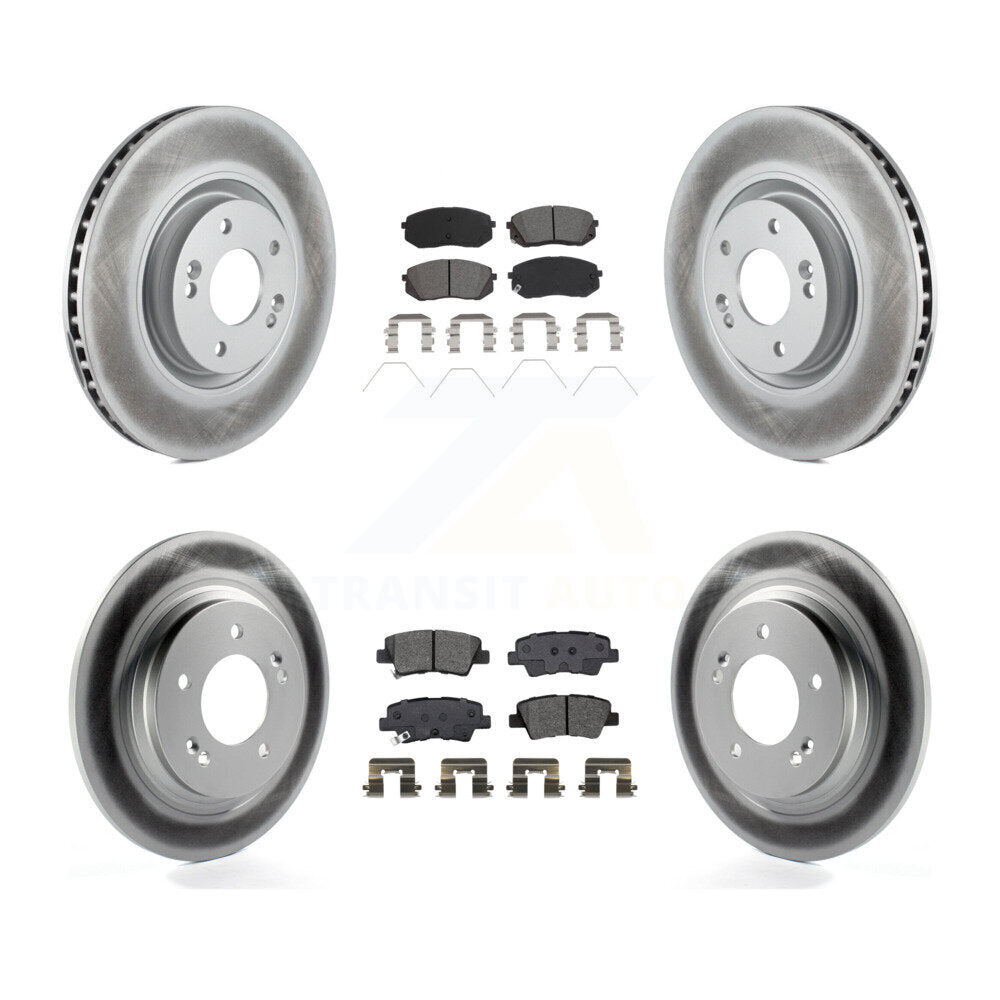 Transit Auto KGS-101972 Disc Brake Kit for 2016-2019 Kia Optima - Front and Rear