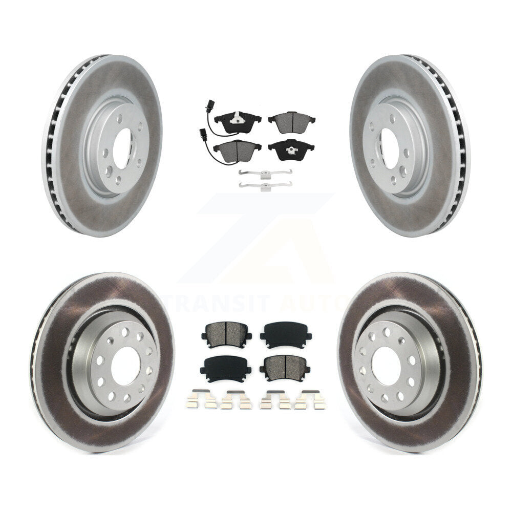 Transit Auto KGS-101973 Disc Brake Kit for 2009-2012 Volkswagen CC - Front and Rear