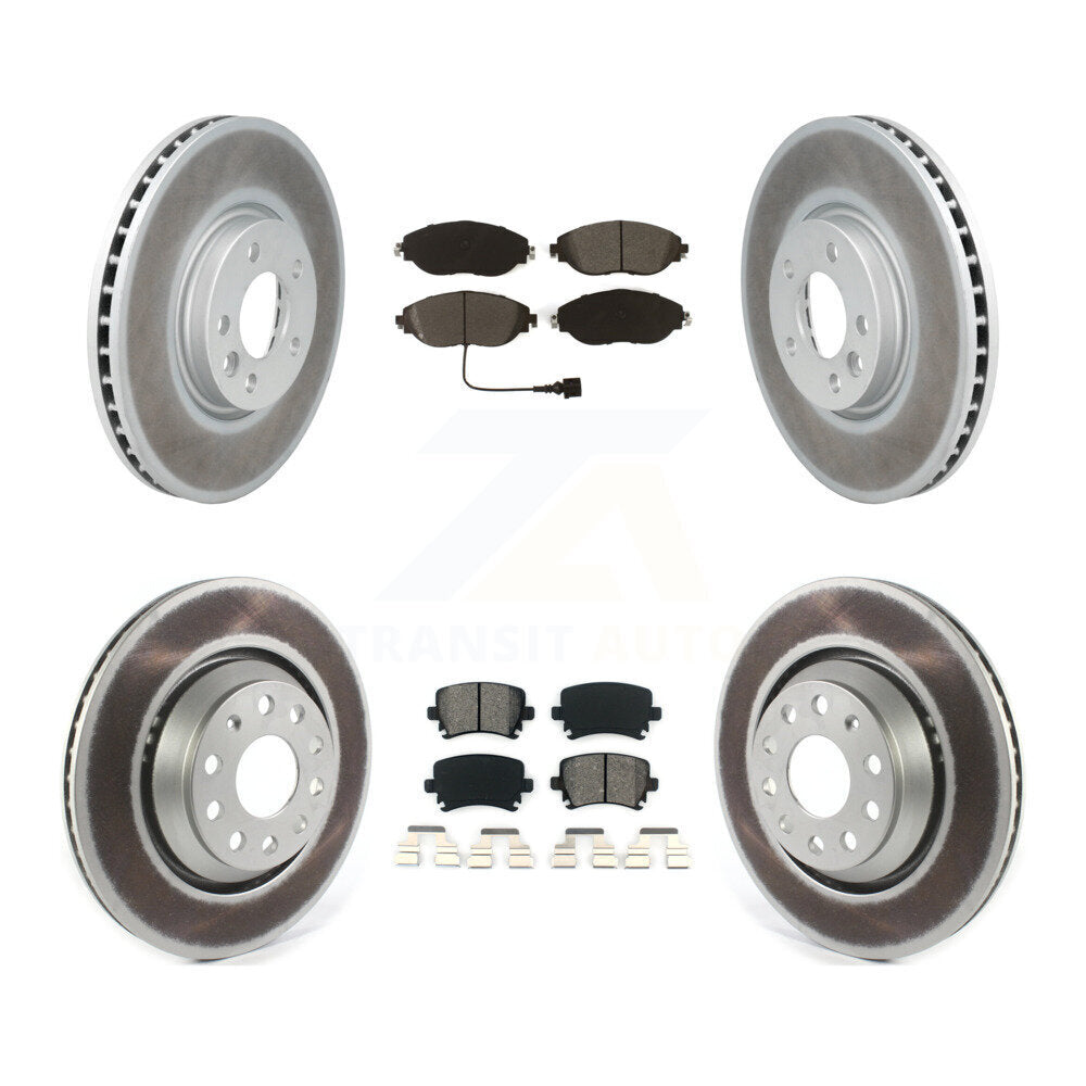 Transit Auto KGS-101974 Disc Brake Kit for 2013-2016 Volkswagen CC - Front and Rear