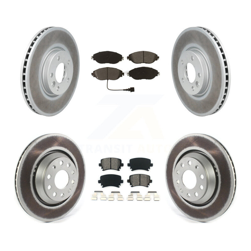Transit Auto KGS-101974 Disc Brake Kit for 2013-2016 Volkswagen CC - Front and Rear