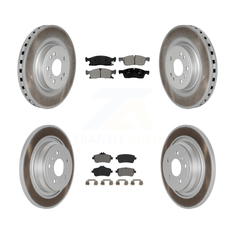 Transit Auto KGS-101976 Disc Brake Kit for 2012-2018 Mercedes-Benz GLE300d, Mercedes-Benz GLE350 and More - Front and Rear