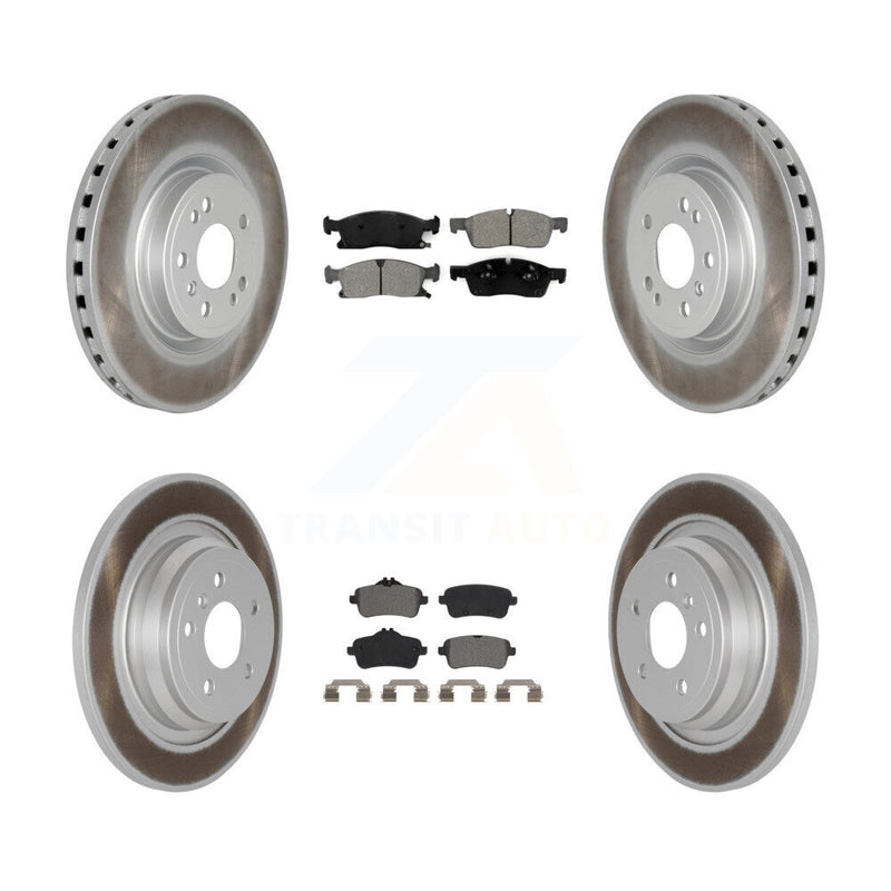 Transit Auto KGS-101976 Disc Brake Kit for 2012-2018 Mercedes-Benz GLE300d, Mercedes-Benz GLE350 and More - Front and Rear
