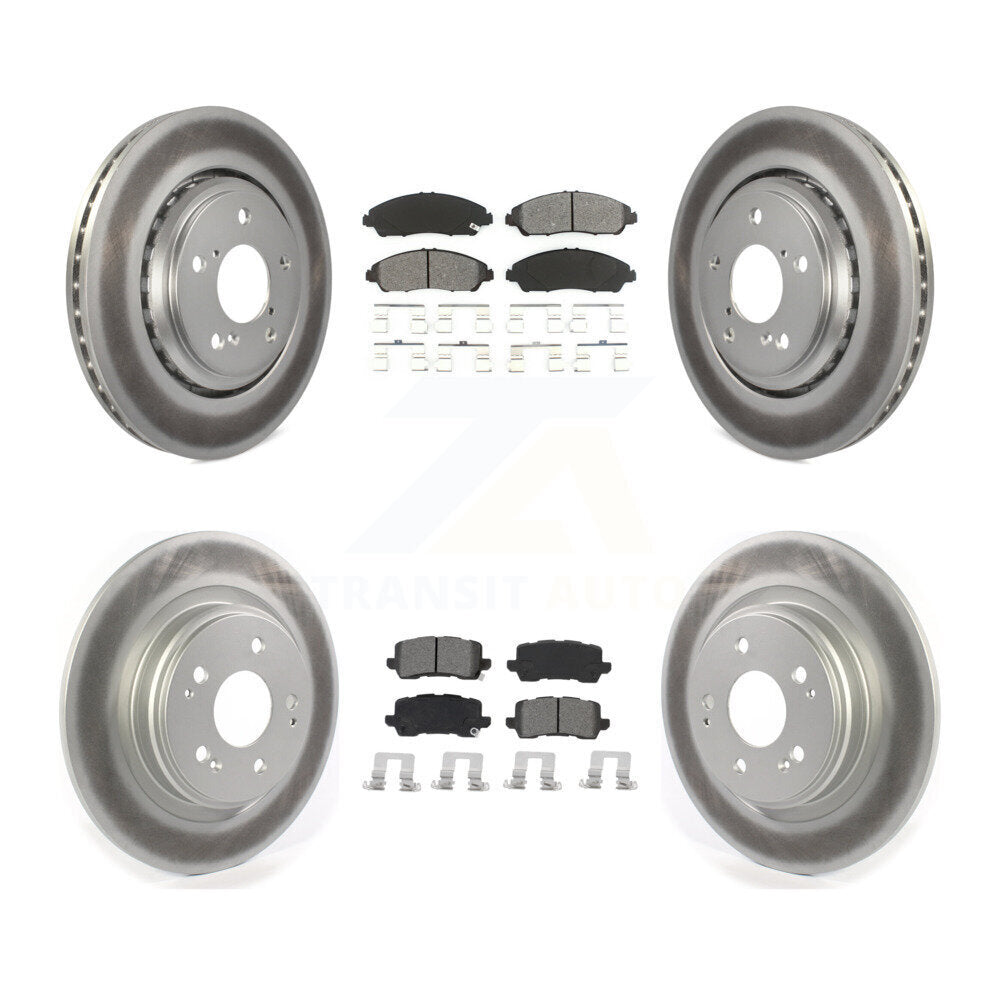 Transit Auto KGS-101977 Disc Brake Kit for 2017-2020 Acura MDX - Front and Rear