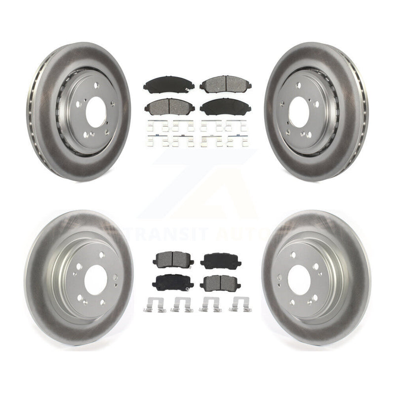 Transit Auto KGS-101977 Disc Brake Kit for 2017-2020 Acura MDX - Front and Rear