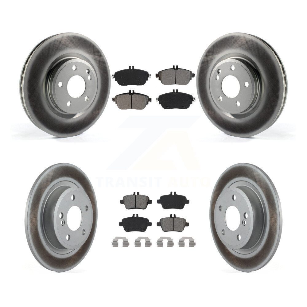 Transit Auto KGS-101980 Disc Brake Kit for 2013-2020 INFINITI QX30, Mercedes-Benz CLA250 and More - Front and Rear