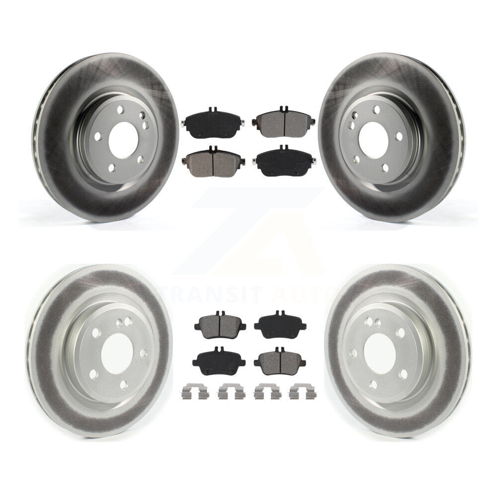 Transit Auto KGS-101981 Disc Brake Kit for 2014-2020 INFINITI QX30, Mercedes-Benz CLA250, Mercedes-Benz GLA250 - Front and Rear