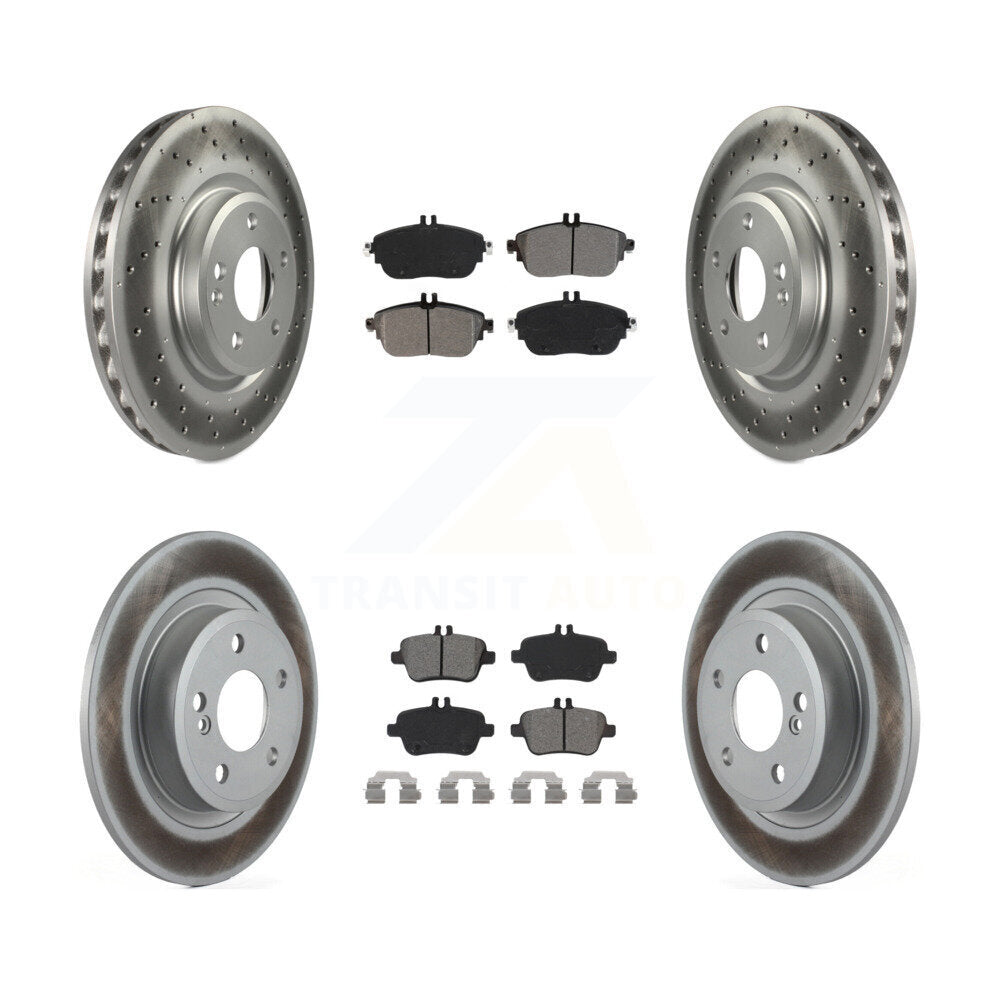 Transit Auto KGS-101982 Disc Brake Kit for 2013-2019 Mercedes-Benz CLA250, Mercedes-Benz B250 - Front and Rear