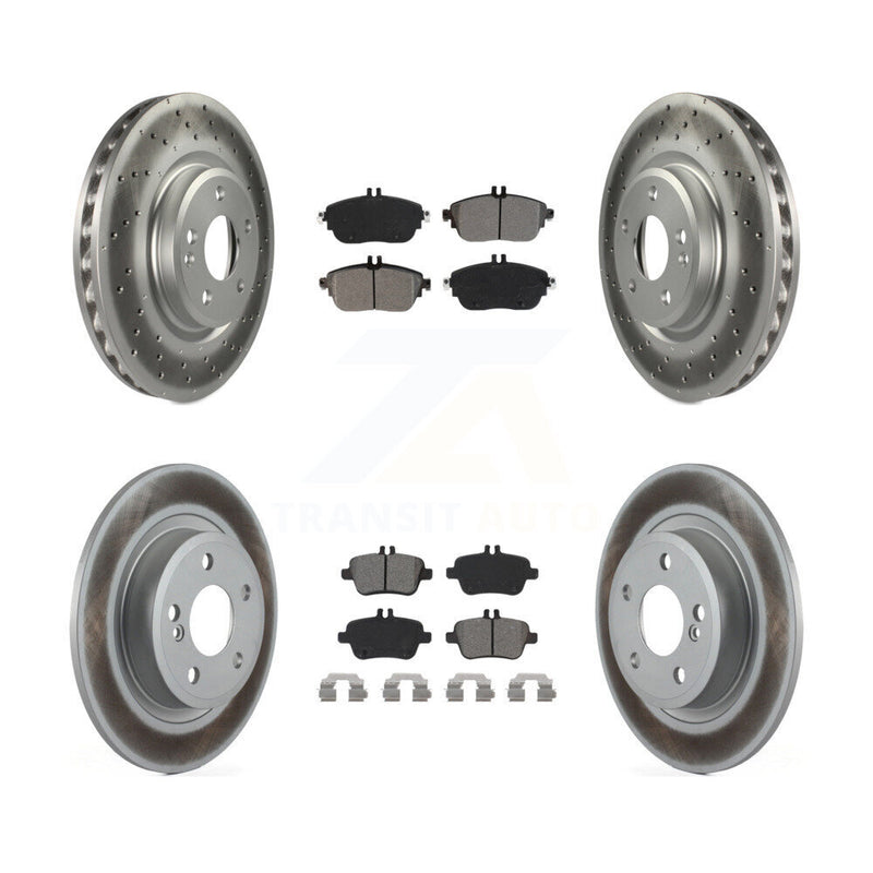 Transit Auto KGS-101982 Disc Brake Kit for 2013-2019 Mercedes-Benz CLA250, Mercedes-Benz B250 - Front and Rear