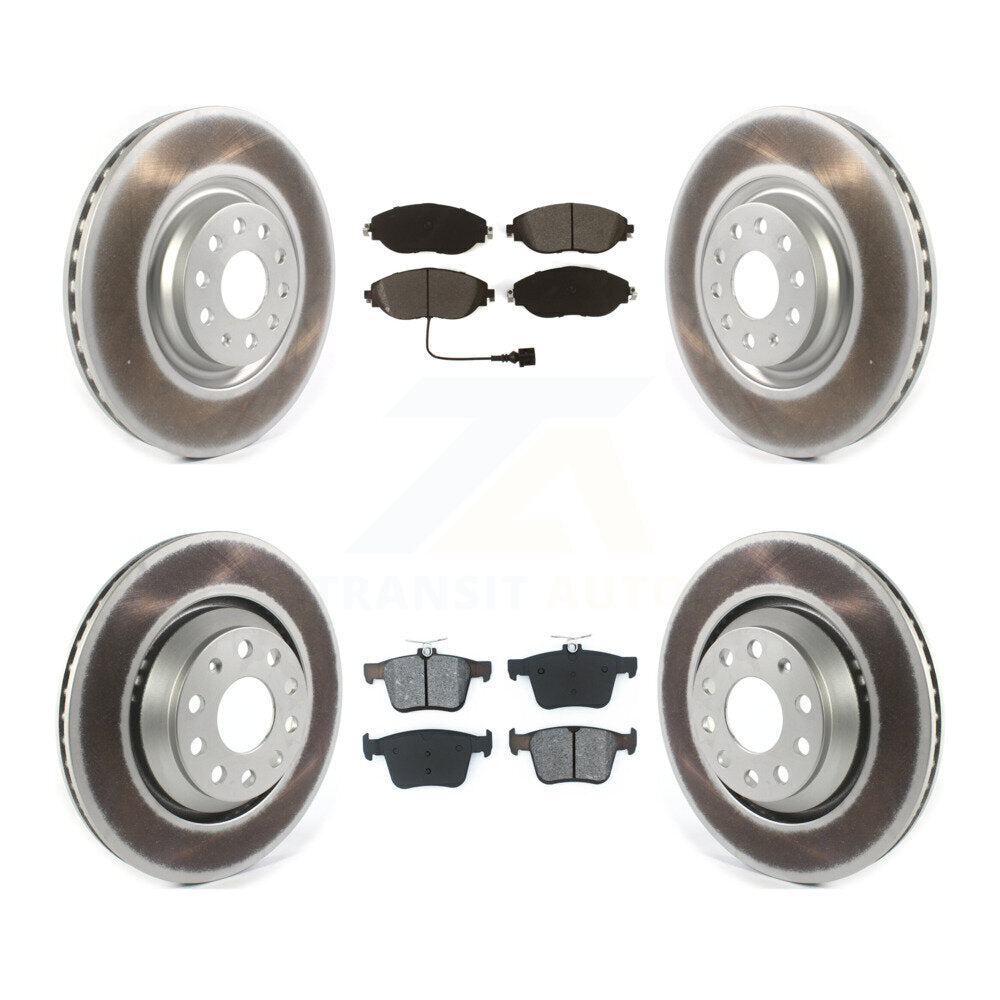 Transit Auto KGS-101987 Disc Brake Kit for 2015-2022 Volkswagen Arteon, Audi A3 Quattro and More - Front and Rear