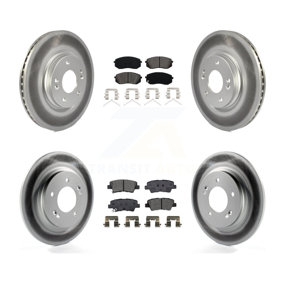 Transit Auto KGS-101990 Disc Brake Kit for 2017-2019 Kia Optima - Front and Rear