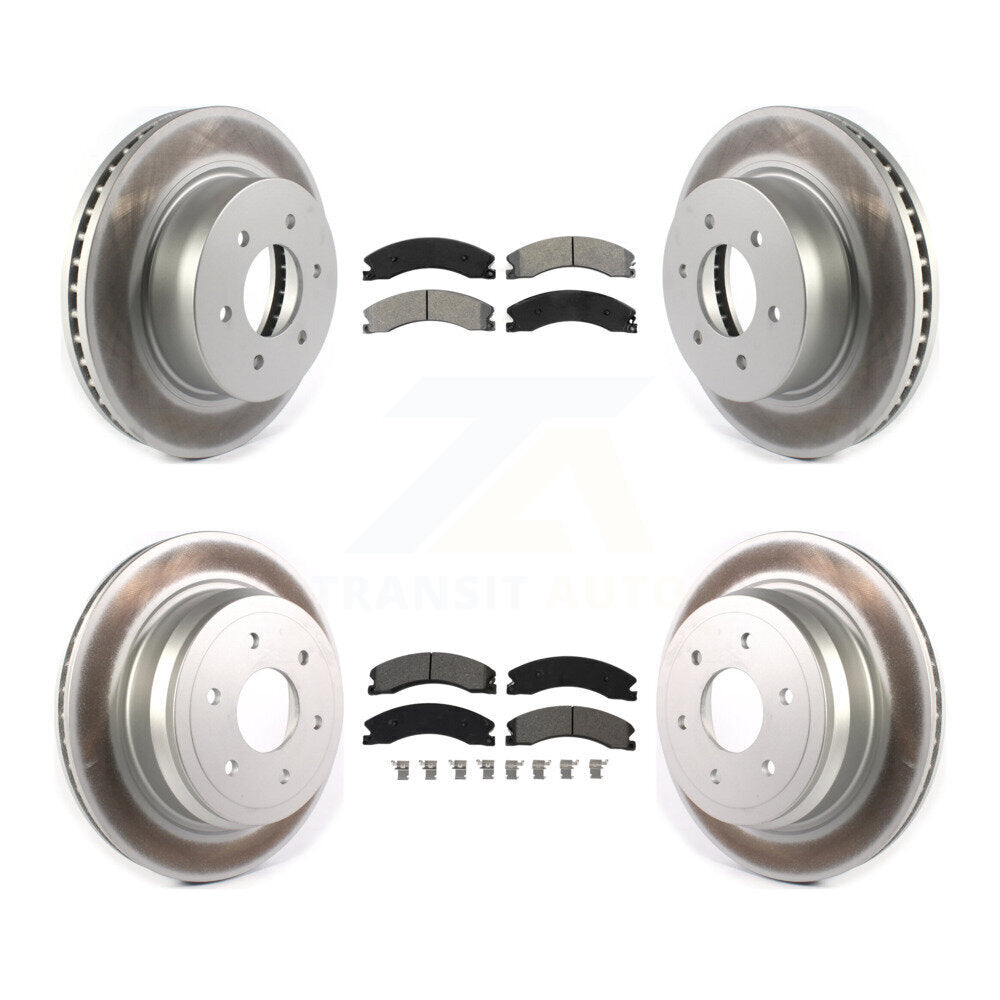 Transit Auto KGS-101994 Disc Brake Kit for 2016-2024 Nissan TITAN XD - Front and Rear