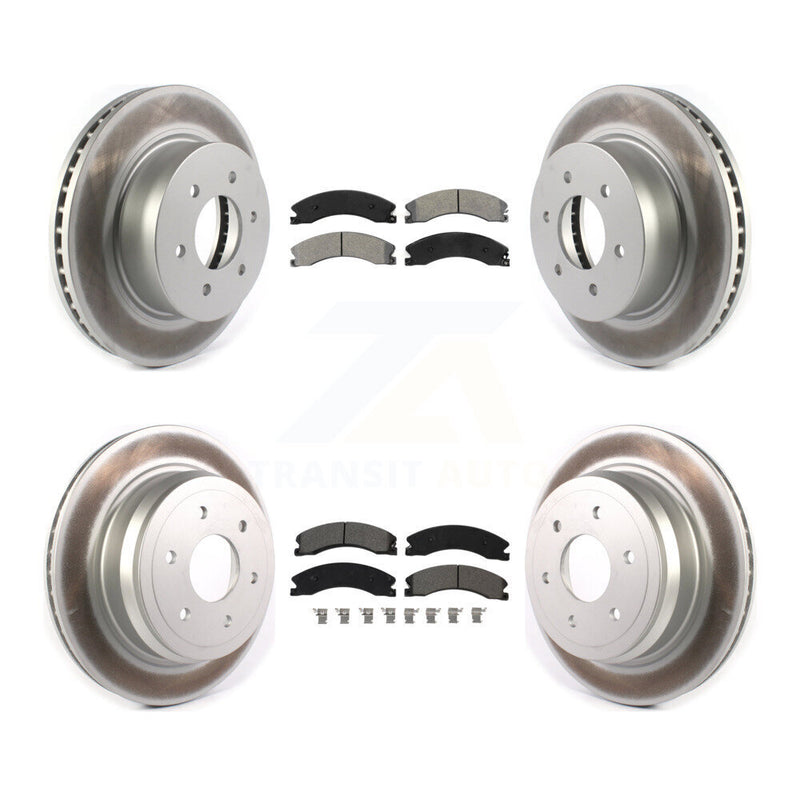 Transit Auto KGS-101994 Disc Brake Kit for 2016-2024 Nissan TITAN XD - Front and Rear