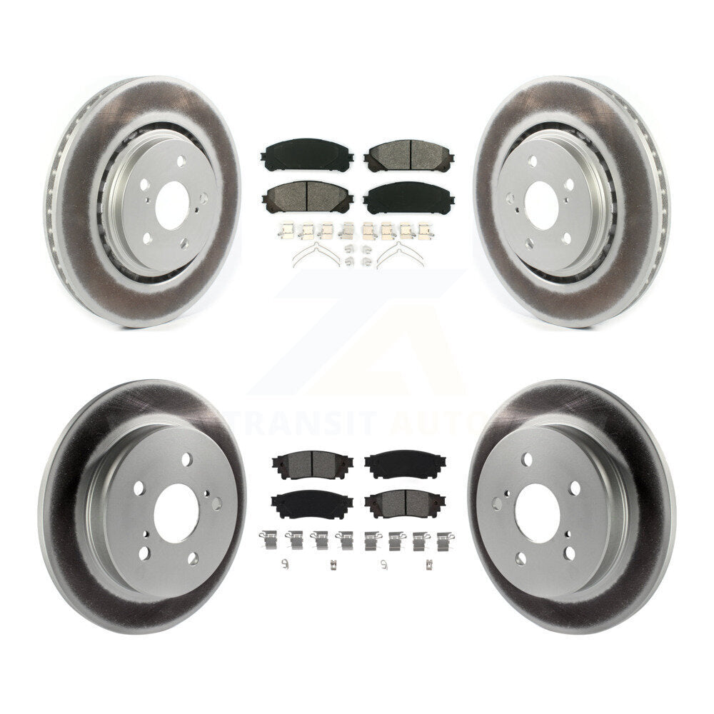 Transit Auto KGS-101995 Disc Brake Kit for 2020-2023 Toyota Camry, Toyota Avalon - Front and Rear