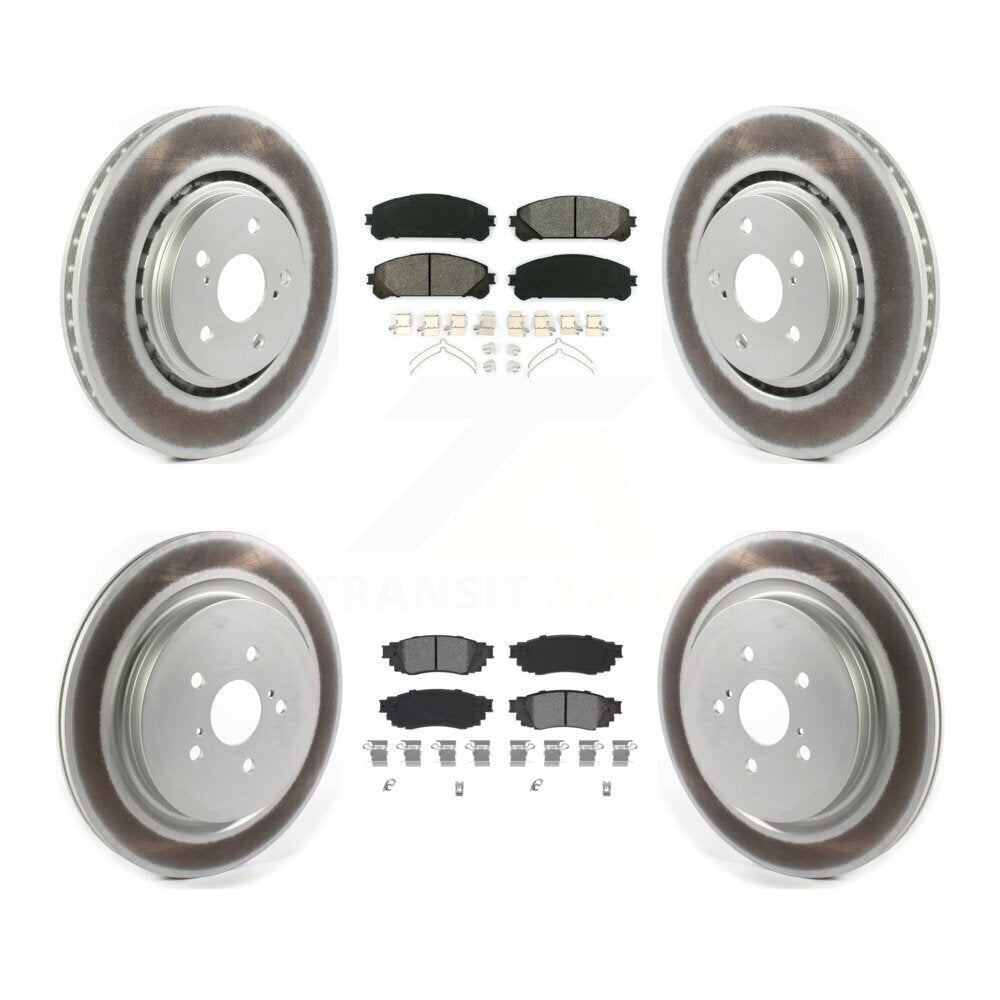 Transit Auto KGS-101996 Disc Brake Kit for 2016-2022 Lexus RX350, Lexus RX350L and More - Front and Rear