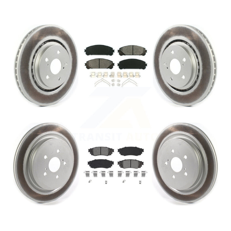 Transit Auto KGS-101996 Disc Brake Kit for 2016-2022 Lexus RX350, Lexus RX350L and More - Front and Rear