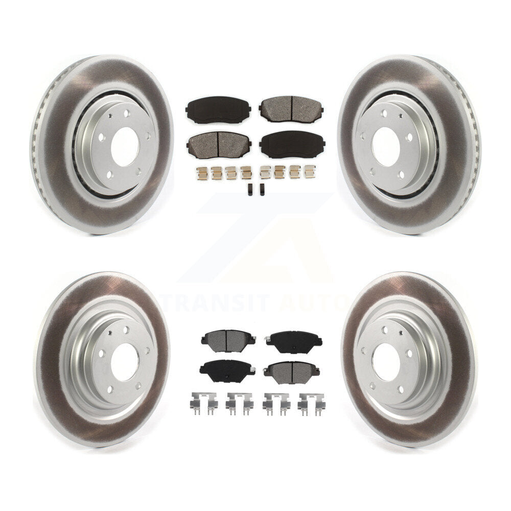 Transit Auto KGS-101998 Disc Brake Kit for 2016-2023 Mazda CX-9 - Front and Rear