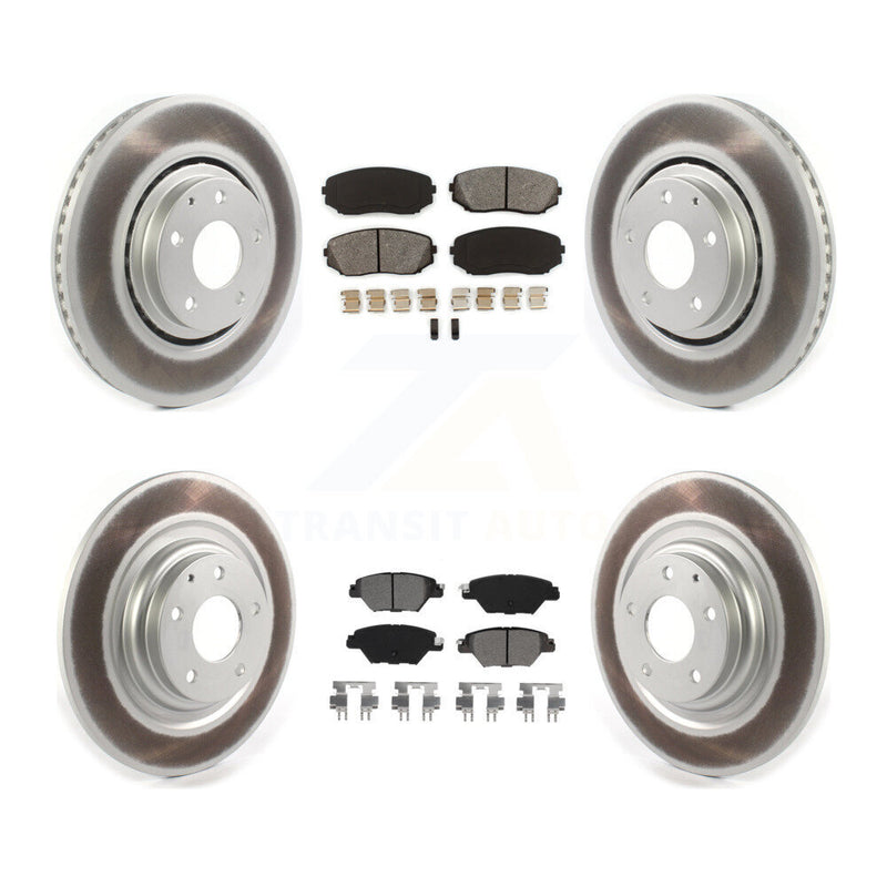 Transit Auto KGS-101998 Disc Brake Kit for 2016-2023 Mazda CX-9 - Front and Rear