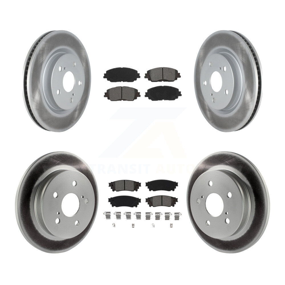 Transit Auto KGS-101999 Disc Brake Kit for 2018-2024 Toyota Camry, Lexus ES300h and More - Front and Rear