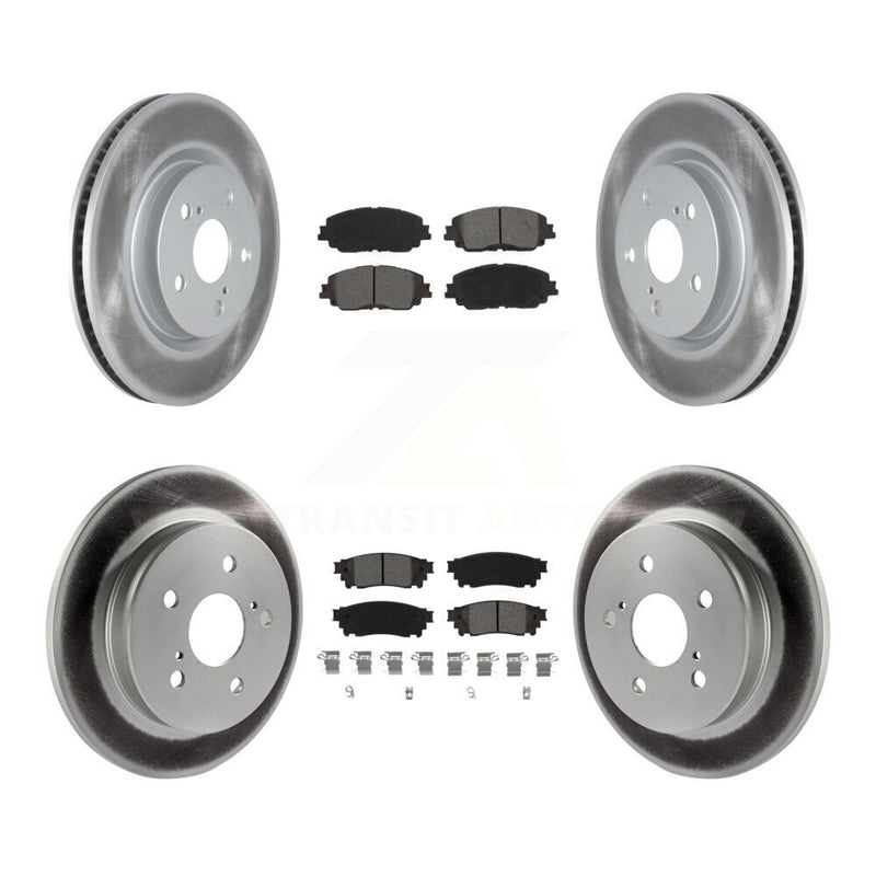 Transit Auto KGS-101999 Disc Brake Kit for 2018-2024 Toyota Camry, Lexus ES300h and More - Front and Rear