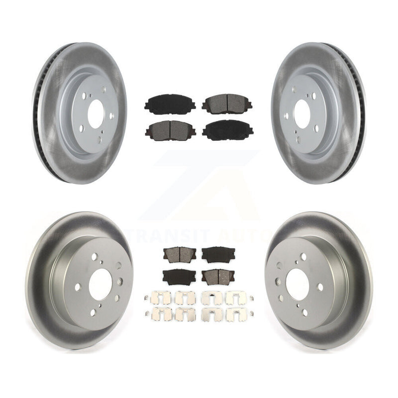 Transit Auto KGS-102000 Disc Brake Kit for 2018-2024 Toyota Camry - Front and Rear