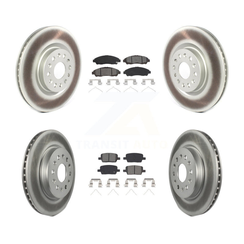 Transit Auto KGS-102001 Disc Brake Kit for 2017-2020 Cadillac XT6, Buick Enclave, Cadillac XT5 - Front and Rear