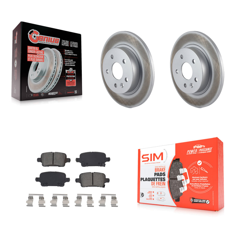 Transit Auto KGS-102004 Disc Brake Kit for 2016 Chevrolet Cruze - Rear