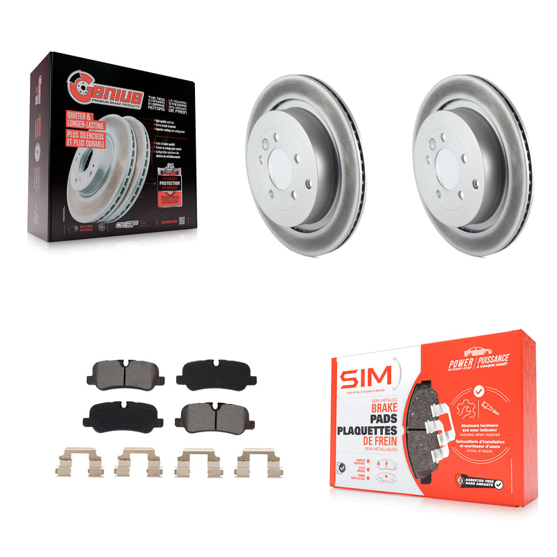 Transit Auto KGS-102014 Disc Brake Kit for 2005-2016 Land Rover LR4, Land Rover Range Rover Sport, Land Rover LR3 - Rear