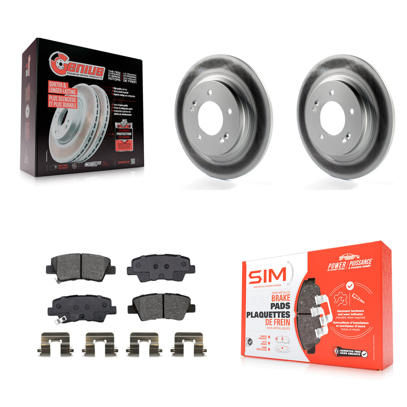Transit Auto KGS-102019 Disc Brake Kit for 2016-2024 Hyundai Elantra GT, Kia Forte5 and More - Rear