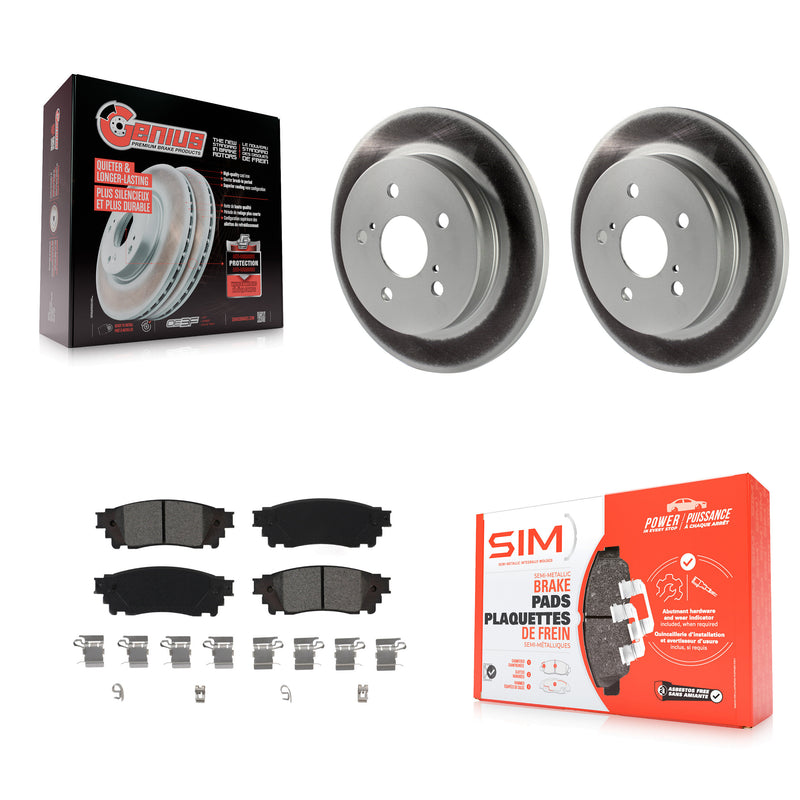 Transit Auto KGS-102024 Disc Brake Kit for 2015-2024 Toyota Camry, Toyota Prius and More - Rear