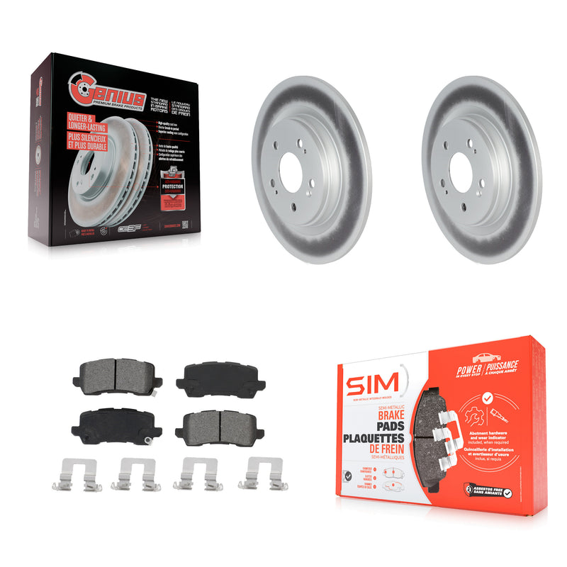 Transit Auto KGS-102030 Disc Brake Kit for 2018-2023 Honda Odyssey - Rear