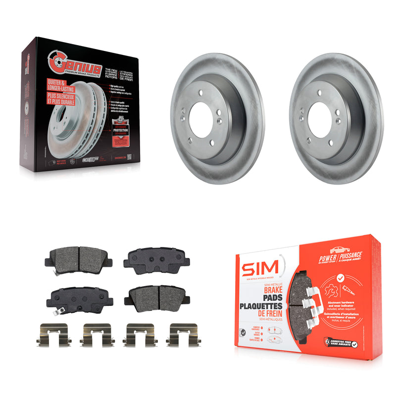 Transit Auto KGS-102034 Disc Brake Kit for 2014-2017 Kia Rondo - Rear