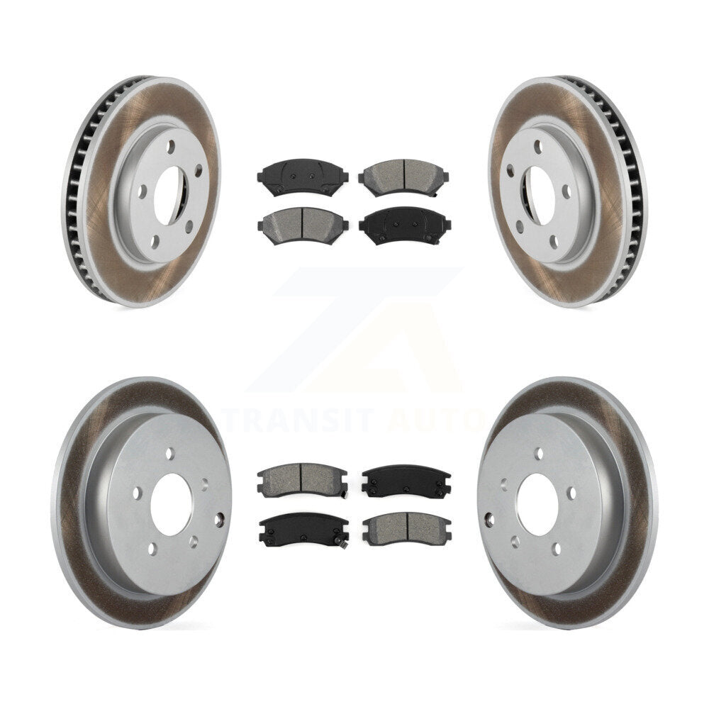 Transit Auto KGS-102037 Disc Brake Kit for 2002-2004 Pontiac Montana - Front and Rear