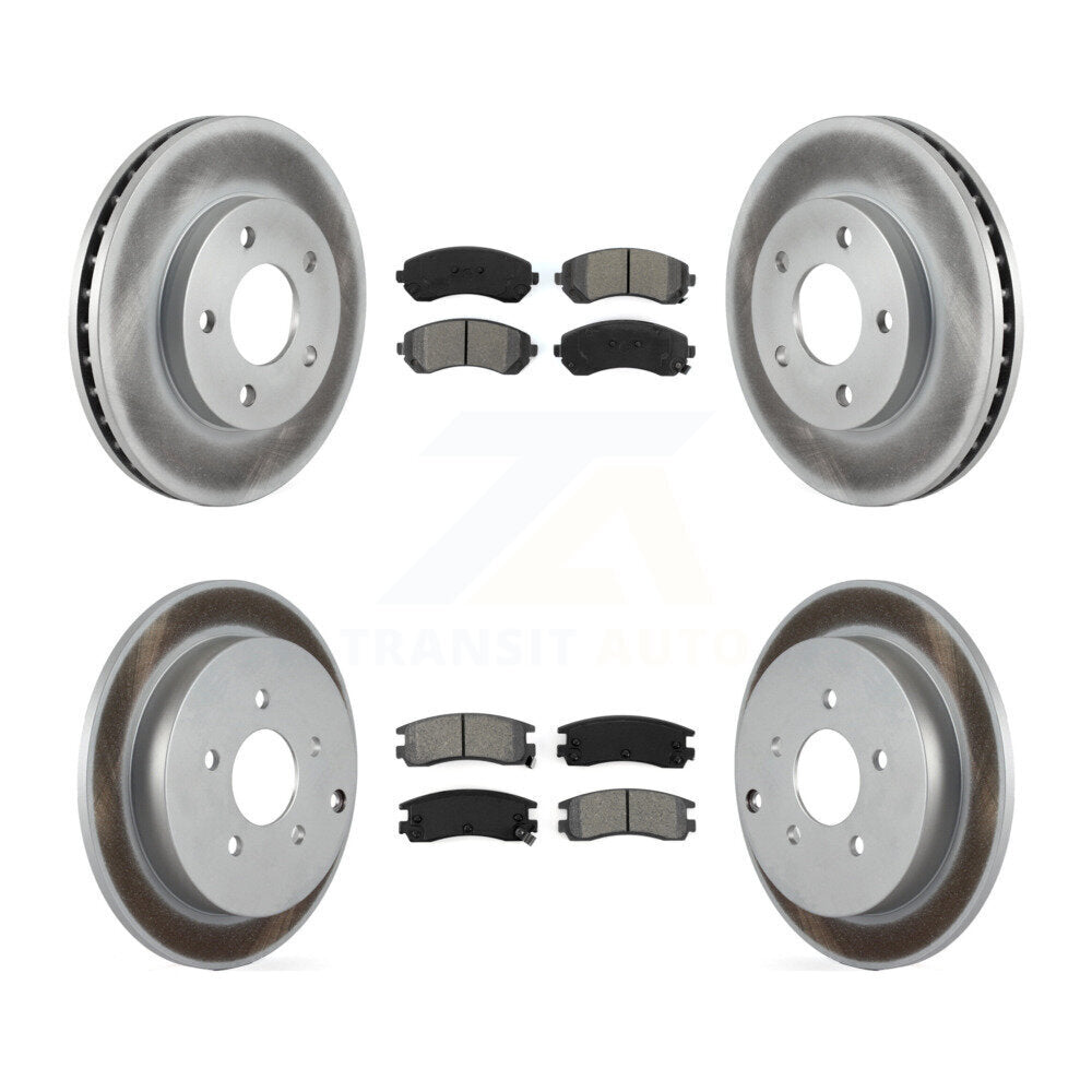 Transit Auto KGS-102040 Disc Brake Kit for 2001-2007 Buick Rendezvous, Pontiac Aztek - Front and Rear