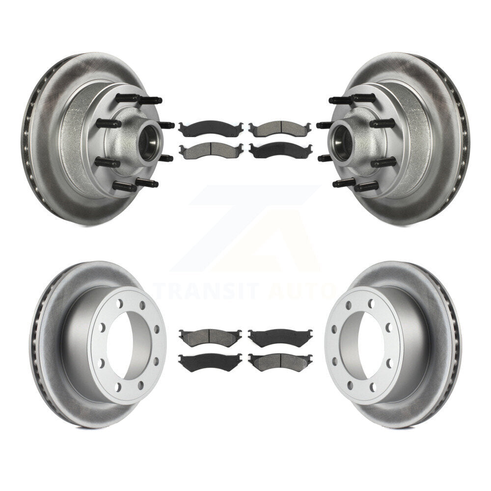Transit Auto KGS-102065 Disc Brake Kit for 1998-2007 Ford E-350 Econoline, Ford E-250 and More - Front and Rear
