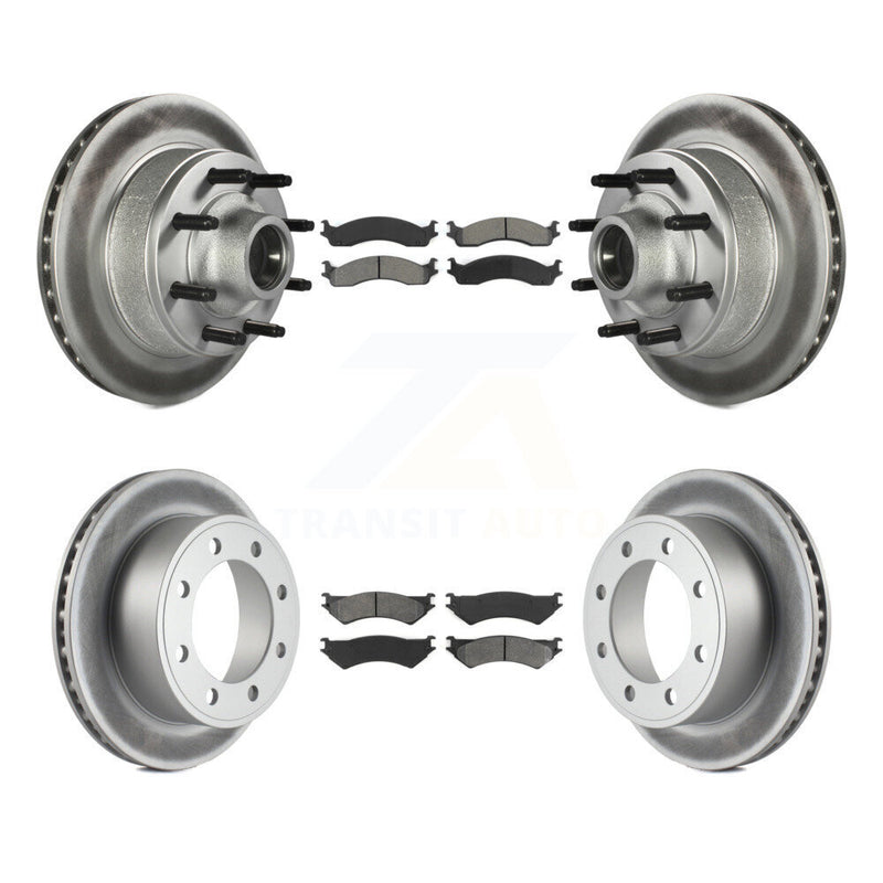 Transit Auto KGS-102065 Disc Brake Kit for 1998-2007 Ford E-350 Econoline, Ford E-250 and More - Front and Rear