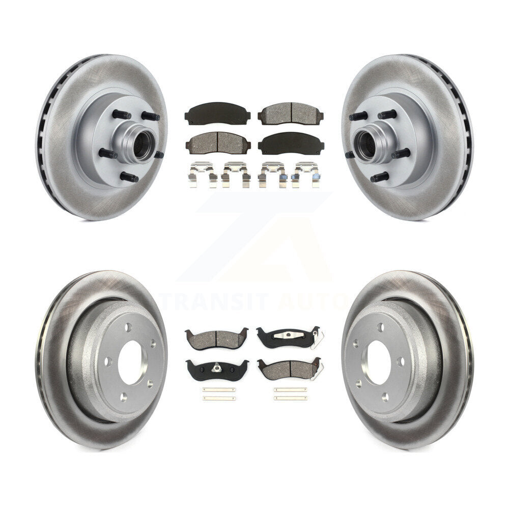 Transit Auto KGS-102068 Disc Brake Kit for 2010 Mazda B2300 - Front and Rear