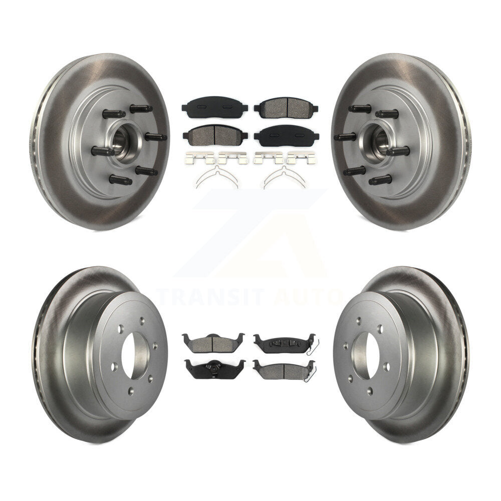 Transit Auto KGS-102072 Disc Brake Kit for 2004-2008 Lincoln Mark LT, Ford F-150 - Front and Rear