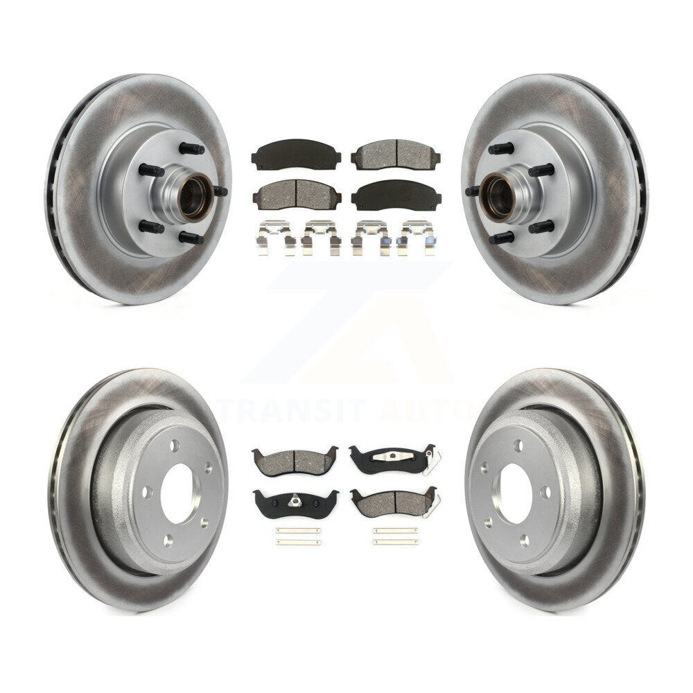 Transit Auto KGS-102078 Disc Brake Kit for 2010-2011 Ford Ranger - Front and Rear
