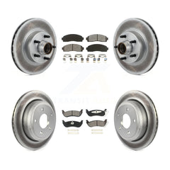 Transit Auto KGS-102078 Disc Brake Kit for 2010-2011 Ford Ranger - Front and Rear