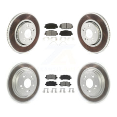 Transit Auto KGS-102090 Disc Brake Kit for 2014-2020 Acura RLX - Front and Rear