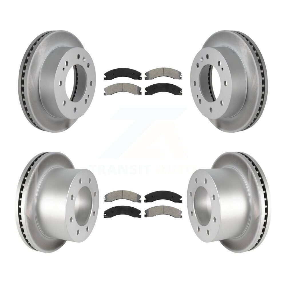 Transit Auto KGS-102102 Disc Brake Kit for 2011-2019 Chevrolet Silverado 3500 HD, GMC Sierra 3500 HD - Front and Rear